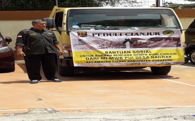 DONASI GEMPA BUMI CIANJUR TELAH DISALURKAN